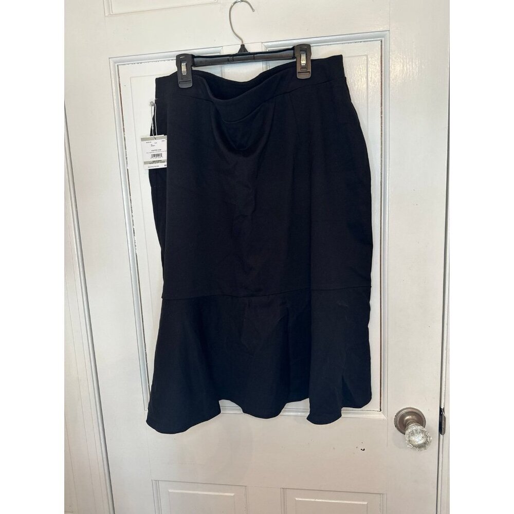Kasper‎ Black Pencil Ruffle Skirt size 1X NWT - Picture 4 of 4